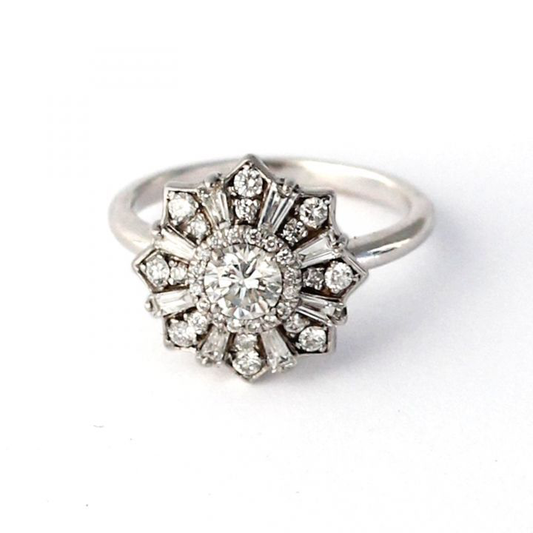 Diamond Starburst Ring