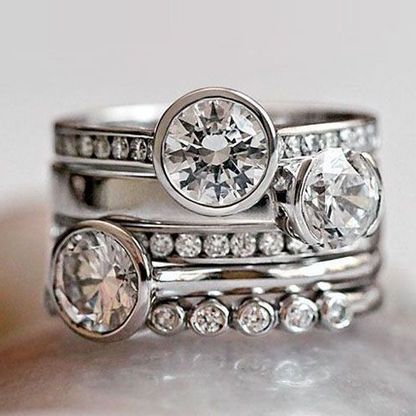 Gemini — Regal Flame Ring Set