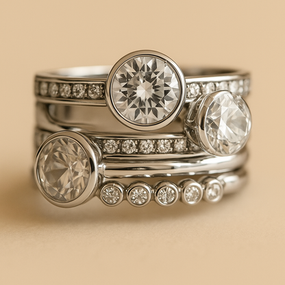 Gemini — Regal Flame Ring Set