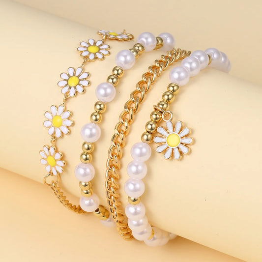 Blue Daisy Bracelet Pack