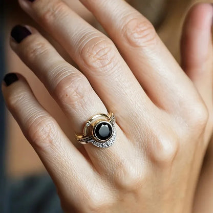 Vintage Opal Golden Ring