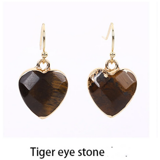 Crystal Heart Earrings