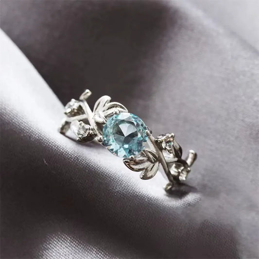Mystic Moss Quartz Ring